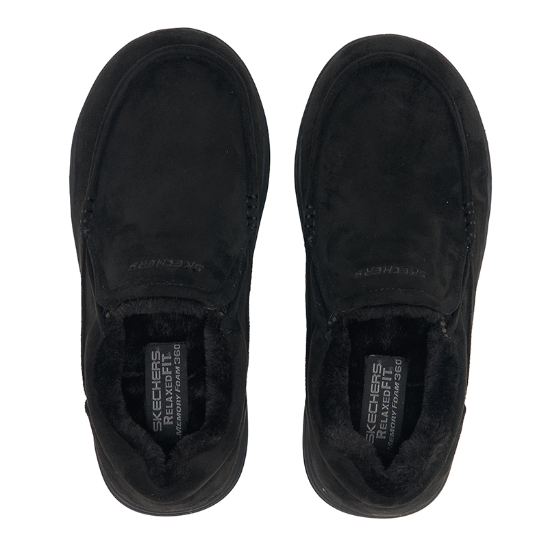 Men'S Shoes New Balance - Skechers Men Fleece Lined Walking Shoes